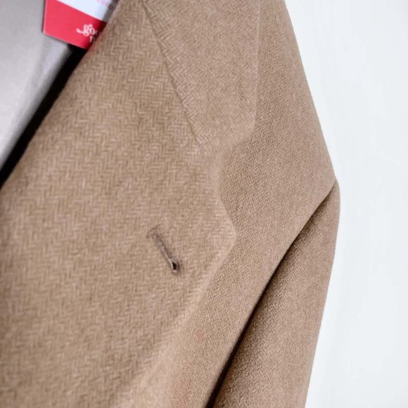 ⚡️SOLD⚡️ hugo boss wool-angora camel sport coat - size xl - Picture 2 of 8